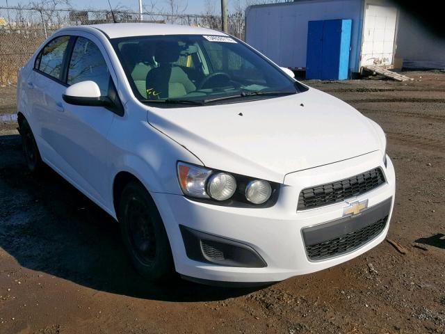 1G1JA5EH1E4170163 - 2014 CHEVROLET SONIC LS WHITE photo 1