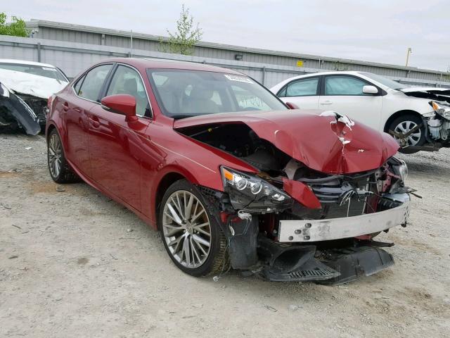 JTHBF1D22E5031087 - 2014 LEXUS IS 250 RED photo 1