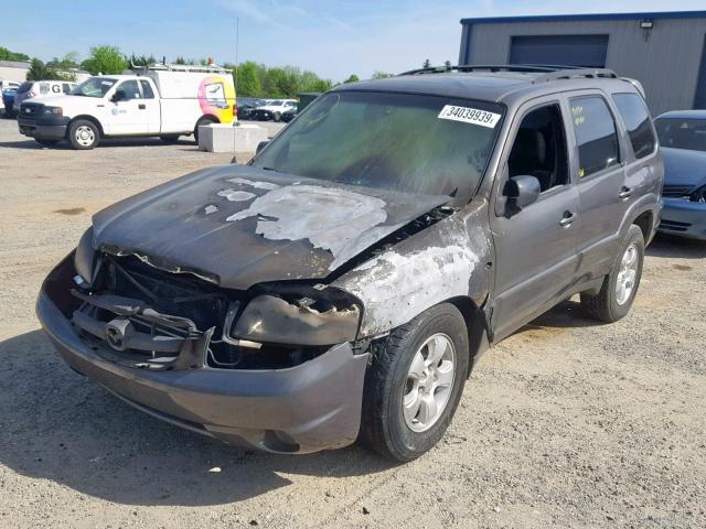 4F2CZ06184KM06234 - 2004 MAZDA TRIBUTE ES 灰色 照片 2