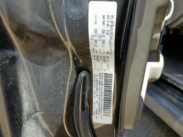 1J8HH48N16C358128 - 2006 JEEP COMMANDER CHARCOAL photo 10