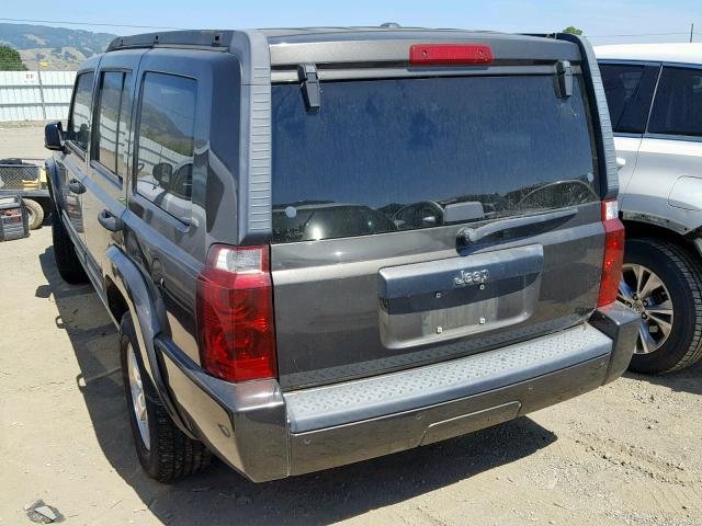 1J8HH48N16C358128 - 2006 JEEP COMMANDER CHARCOAL photo 3
