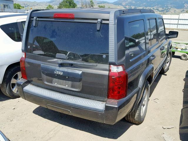 1J8HH48N16C358128 - 2006 JEEP COMMANDER CHARCOAL photo 4