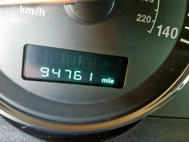 1J8HH48N16C358128 - 2006 JEEP COMMANDER CHARCOAL photo 8