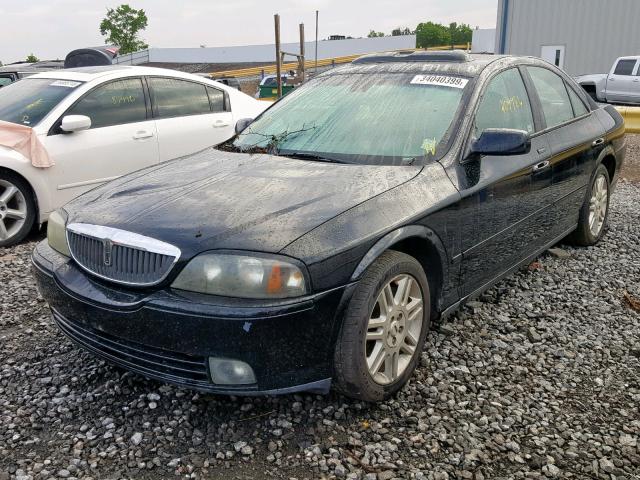 1LNHM87A54Y637957 - 2004 LINCOLN LS BLACK photo 2