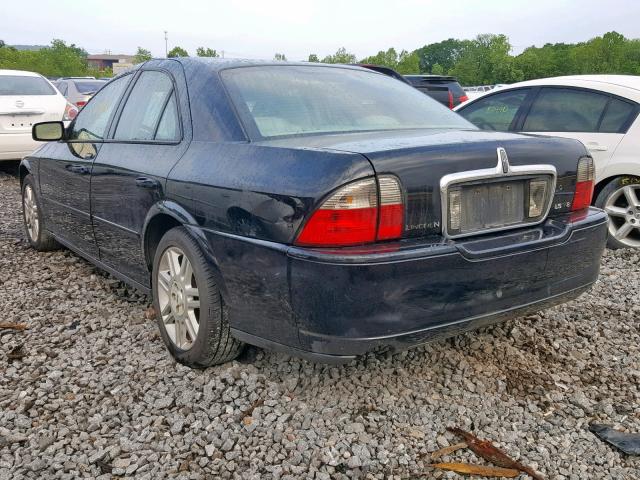 1LNHM87A54Y637957 - 2004 LINCOLN LS BLACK photo 3