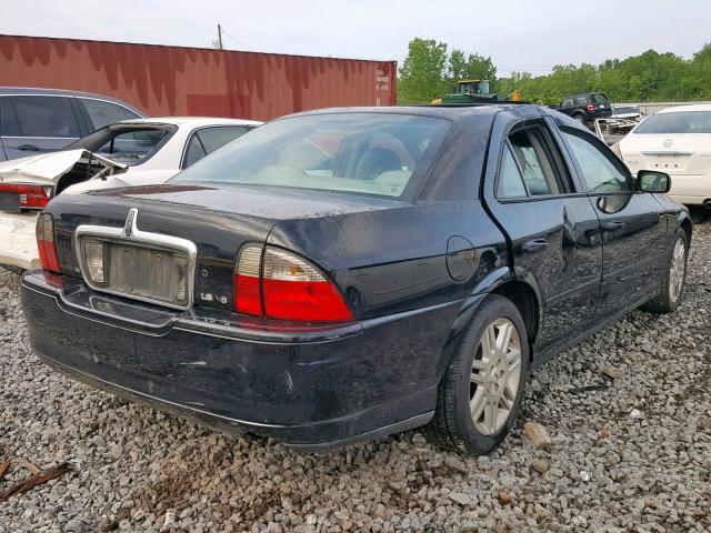 1LNHM87A54Y637957 - 2004 LINCOLN LS BLACK photo 4