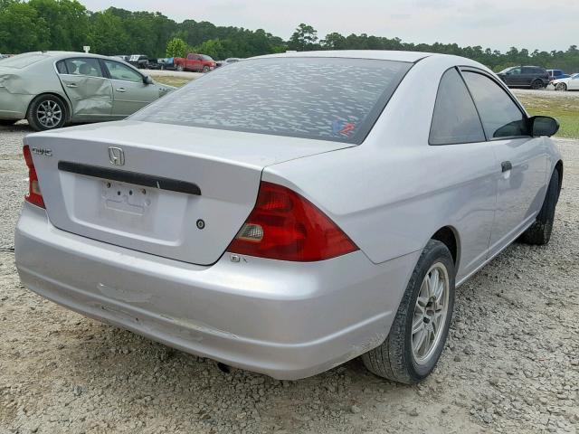 1HGEM22243L069203 - 2003 HONDA CIVIC DX SILVER photo 4