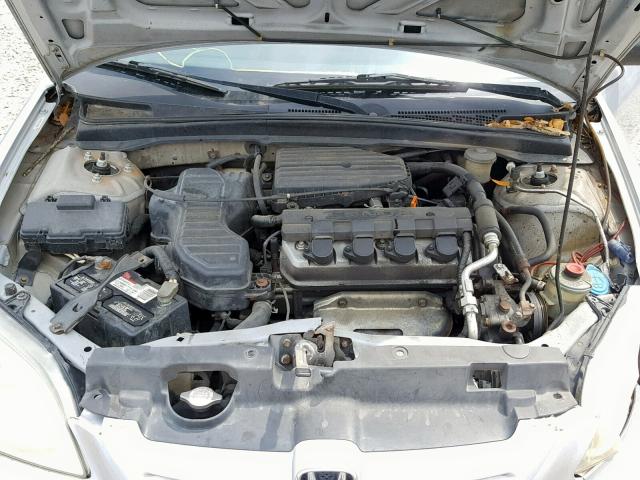 1HGEM22243L069203 - 2003 HONDA CIVIC DX SILVER photo 7