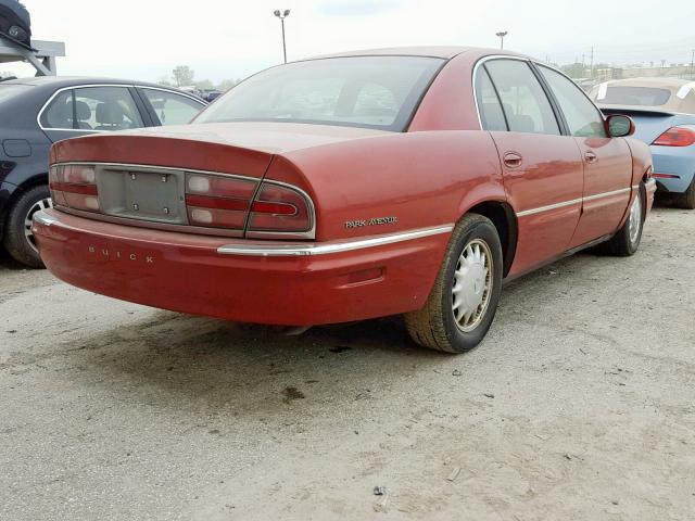 1G4CW52K5V4627764 - 1997 BUICK PARK AVENU RED photo 4