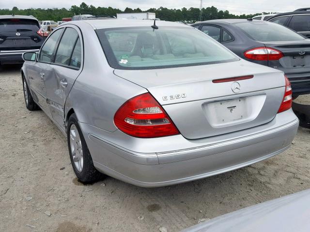 WDBUF56J76A798947 - 2006 MERCEDES-BENZ E 350 SILVER photo 3