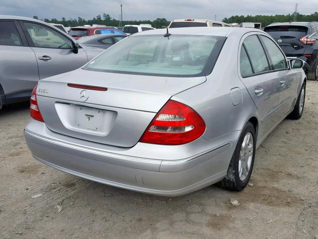 WDBUF56J76A798947 - 2006 MERCEDES-BENZ E 350 SILVER photo 4