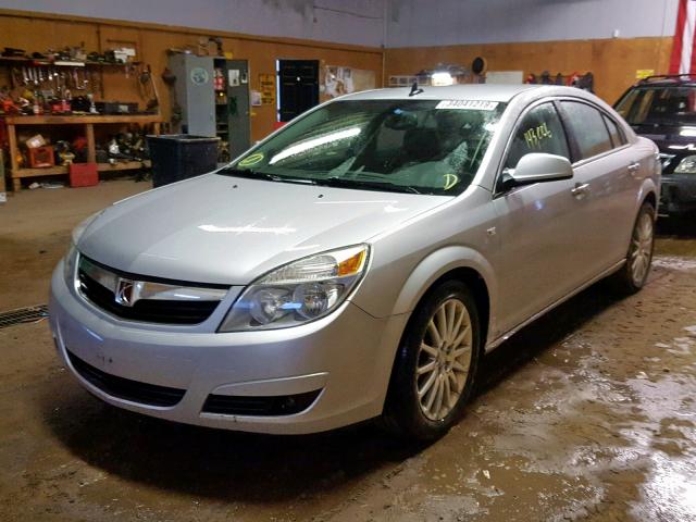 1G8ZX57769F106086 - 2009 SATURN AURA XR SILVER photo 2