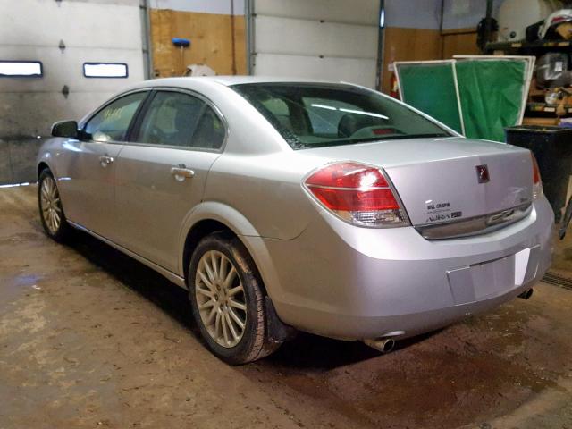 1G8ZX57769F106086 - 2009 SATURN AURA XR SILVER photo 3