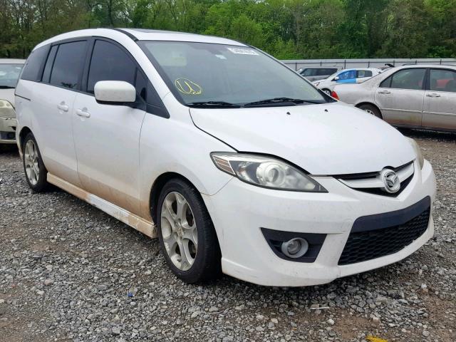 JM1CR2W3XA0380675 - 2010 MAZDA 5 WHITE photo 1