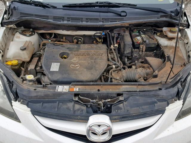 JM1CR2W3XA0380675 - 2010 MAZDA 5 WHITE photo 7