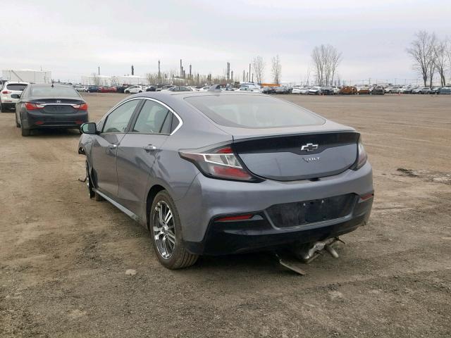 1G1RA6S5XKU108940 - 2019 CHEVROLET VOLT LT GRAY photo 3