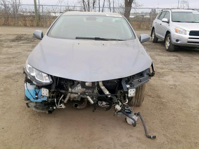 1G1RA6S5XKU108940 - 2019 CHEVROLET VOLT LT GRAY photo 9