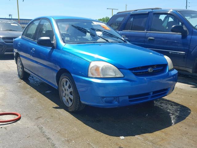 KNADC125056363293 - 2005 KIA RIO BLUE photo 1