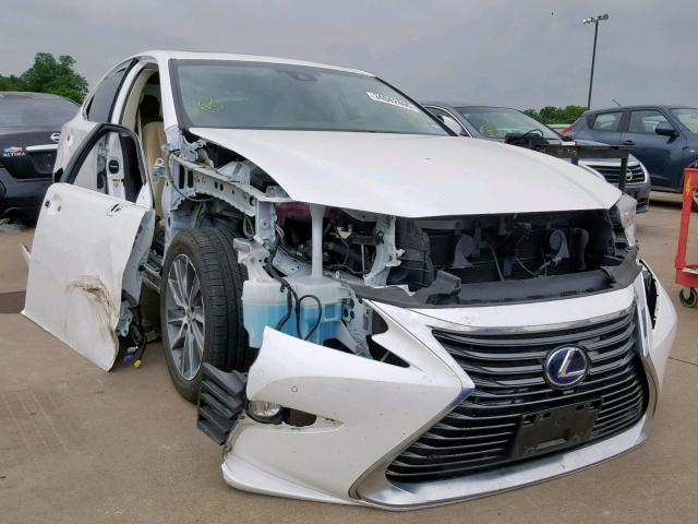 JTHBW1GG1G2115493 - 2016 LEXUS ES 300H WHITE photo 1