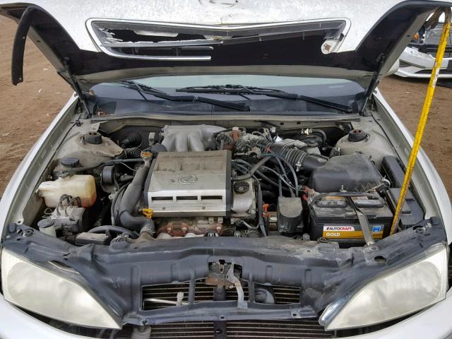 JT8BF22G5V5008911 - 1997 LEXUS ES 300 SILVER photo 7