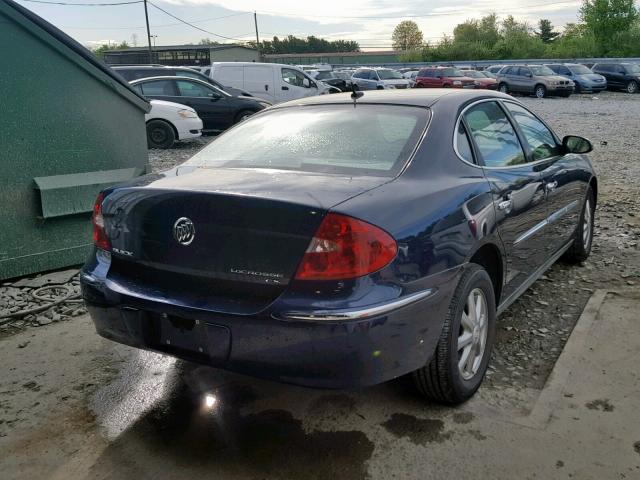 2G4WC582491102452 - 2009 BUICK LACROSSE C BLUE photo 4