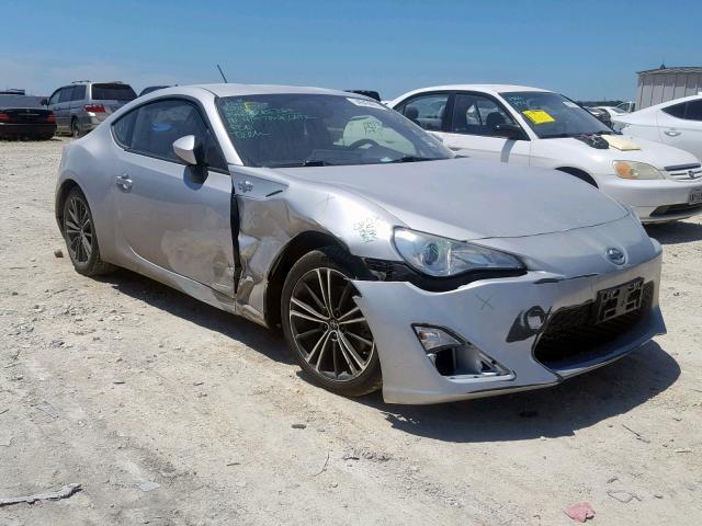 JF1ZNAA12D2715366 - 2013 TOYOTA SCION FR-S SILVER photo 1