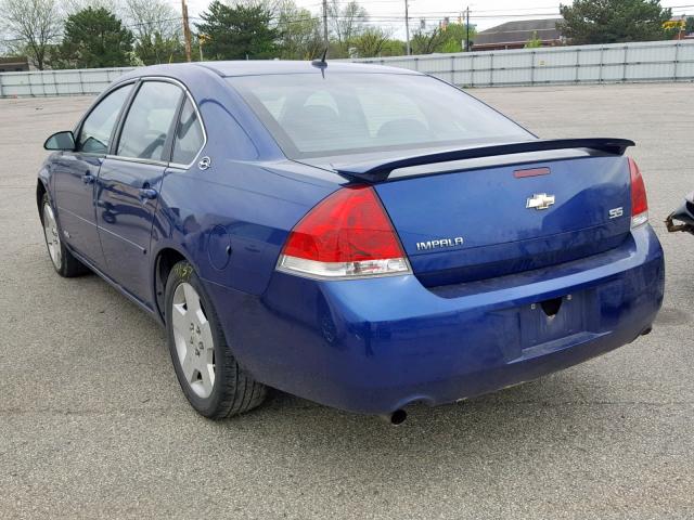 2G1WD58C269193835 - 2006 CHEVROLET IMPALA SUP ლურჯი ფოტო 3