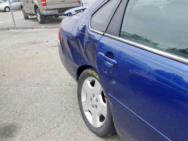 2G1WD58C269193835 - 2006 CHEVROLET IMPALA SUP ლურჯი ფოტო 9