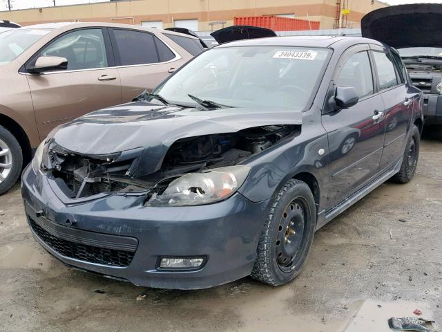 JM1BK343391212987 - 2009 MAZDA 3 S GRAY photo 2