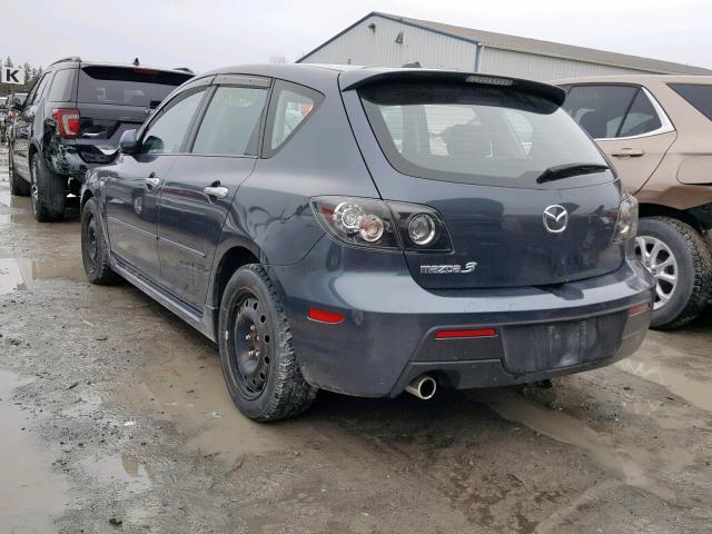 JM1BK343391212987 - 2009 MAZDA 3 S GRAY photo 3