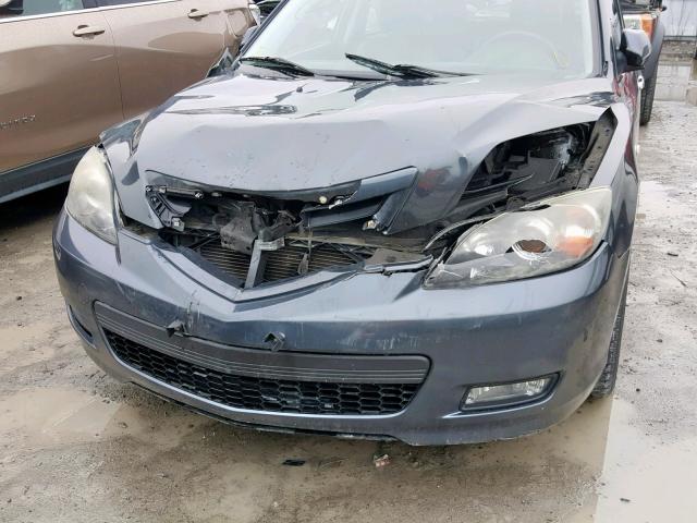 JM1BK343391212987 - 2009 MAZDA 3 S GRAY photo 9