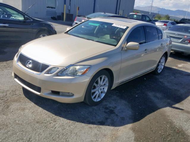 JTHBH96S565045847 - 2006 LEXUS GS 300 GOLD photo 2