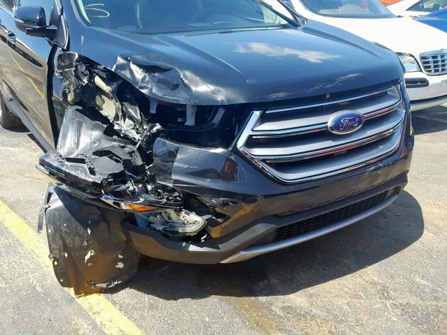 2FMTK3K92FBC05388 - 2015 FORD EDGE TITAN BLACK photo 9