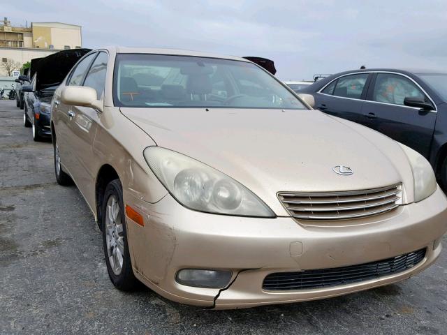 JTHBF30G035039277 - 2003 LEXUS ES 300 GOLD photo 1