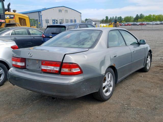 JT8BF28G7Y5094041 - 2000 LEXUS ES 300 GRAY photo 4