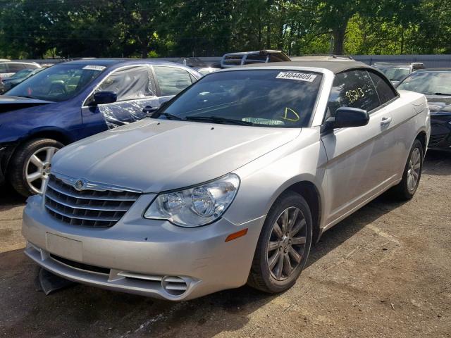 1C3BC4EB4AN113170 - 2010 CHRYSLER SEBRING LX SILVER photo 2