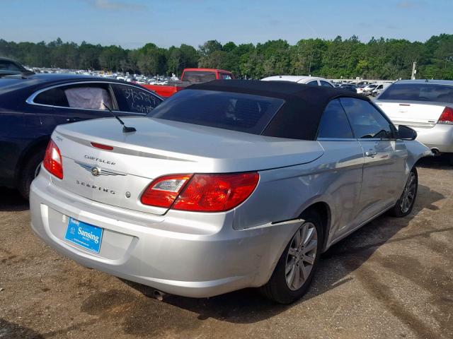 1C3BC4EB4AN113170 - 2010 CHRYSLER SEBRING LX SILVER photo 4