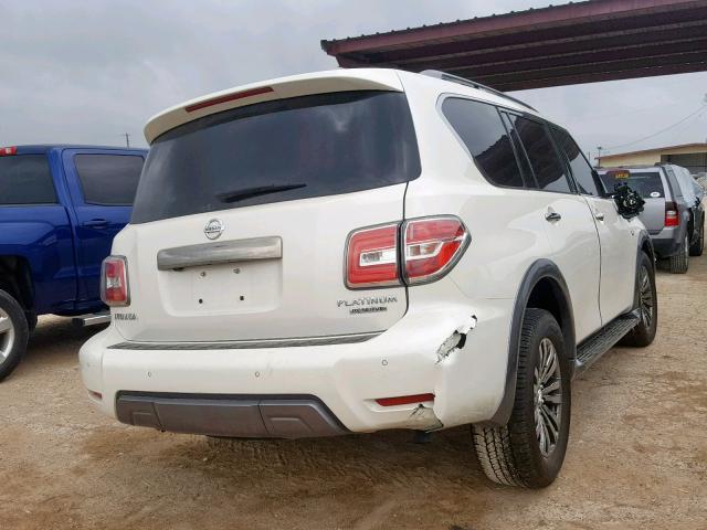 JN8AY2NF9J9332395 - 2018 NISSAN ARMADA PLA WHITE photo 4