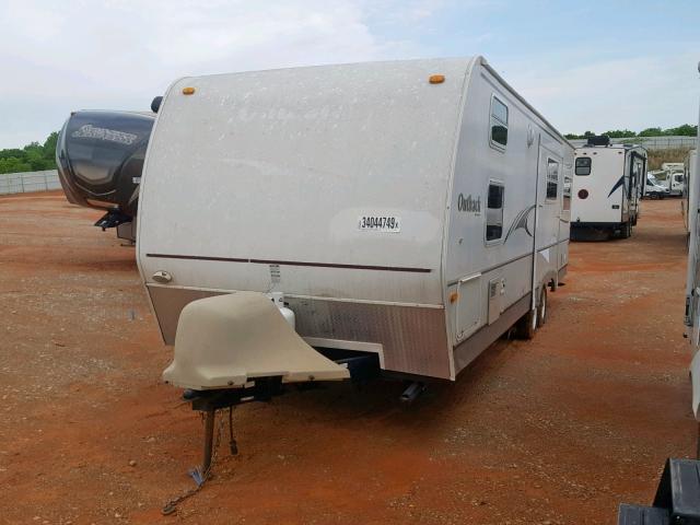 4YDT28R277B453702 - 2007 KEYSTONE OUTBACK WHITE photo 2