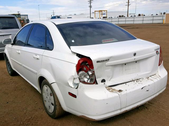 KL5JD56Z76K289764 - 2006 SUZUKI FORENZA WHITE photo 2