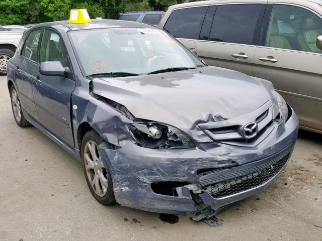 JM1BK143X71646745 - 2007 MAZDA 3 HATCHBAC GRAY photo 1