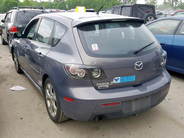 JM1BK143X71646745 - 2007 MAZDA 3 HATCHBAC GRAY photo 3