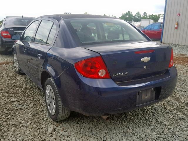 1G1AD5F53A7165888 - 2010 CHEVROLET COBALT 1LT BLUE photo 3