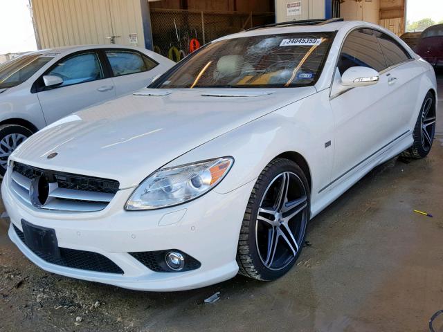 WDDEJ71X88A017745 - 2008 MERCEDES-BENZ CL 550 WHITE photo 2