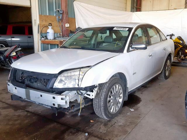 1MEHM40W98G616431 - 2008 MERCURY SABLE LUXU WHITE photo 2