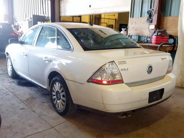 1MEHM40W98G616431 - 2008 MERCURY SABLE LUXU WHITE photo 3