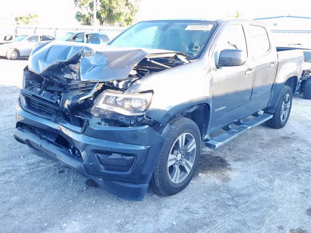 1GCGSBEN6H1302827 - 2017 CHEVROLET COLORADO GRAY photo 2