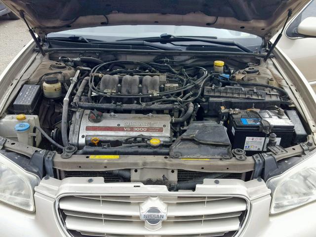 JN1CA31D91T628641 - 2001 NISSAN MAXIMA GXE GOLD photo 7