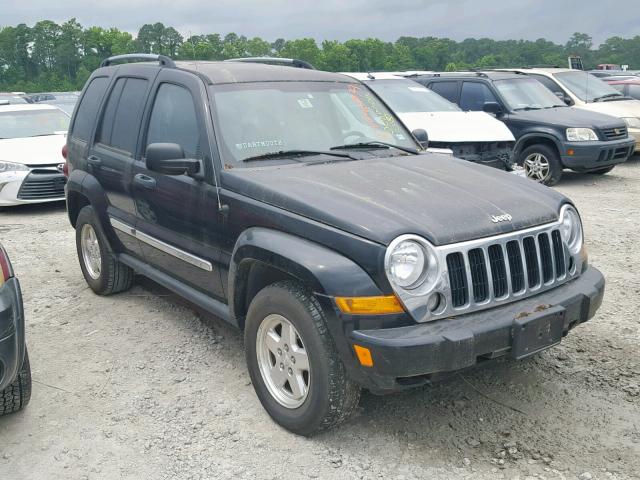 1J4GL58525W650238 - 2005 JEEP LIBERTY LI BLACK photo 1