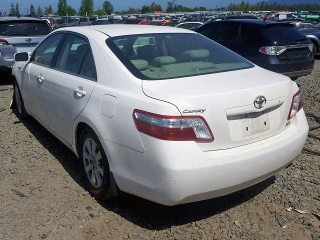 JTNBB46K983046306 - 2008 TOYOTA CAMRY HYBR WHITE photo 3